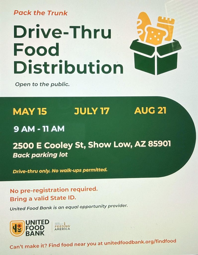 Pack The Trunk Food Distribution Show Low
