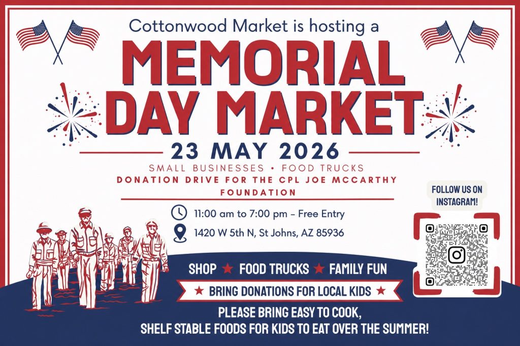 Memorial Day Market Donation Drive St Johns