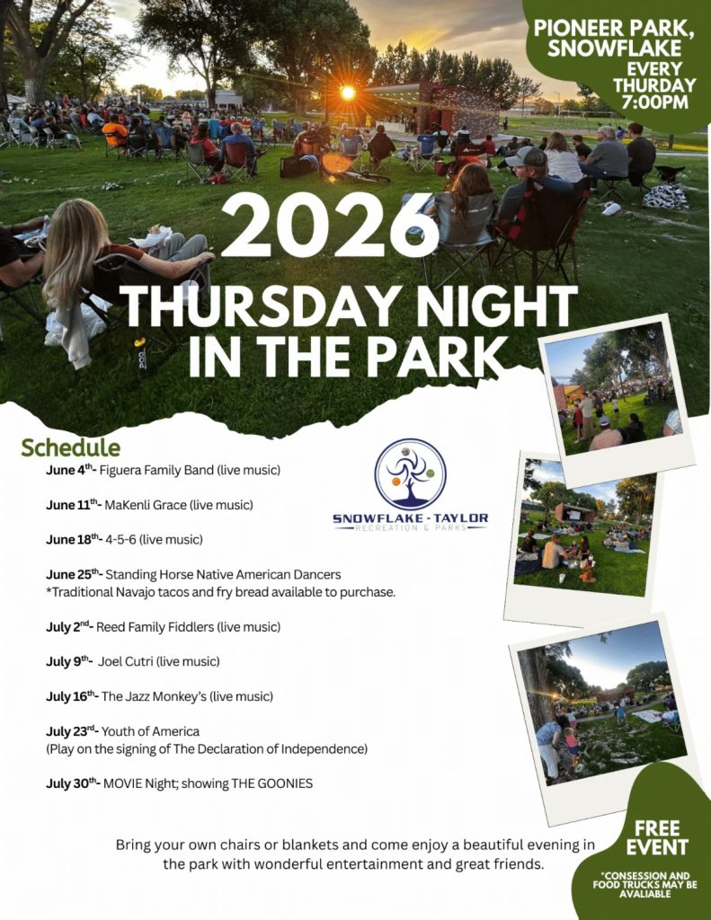 Snowflake-Taylor Thursday Night In The Park